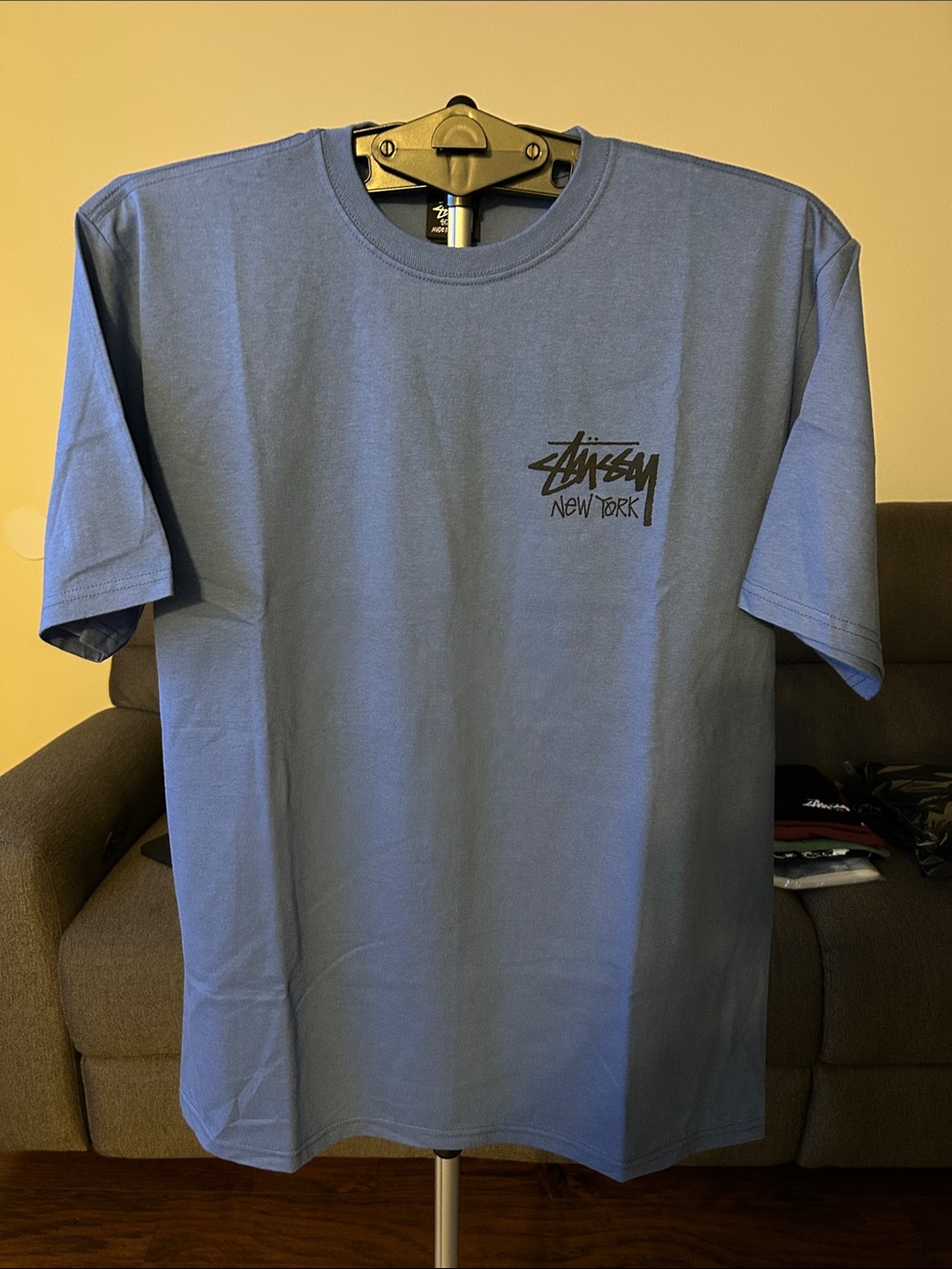 Stussy Blue New York Chapter tee NWOT, Authentic
